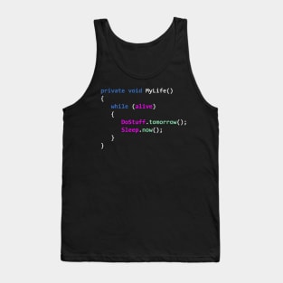 Sleep.now(); Tank Top